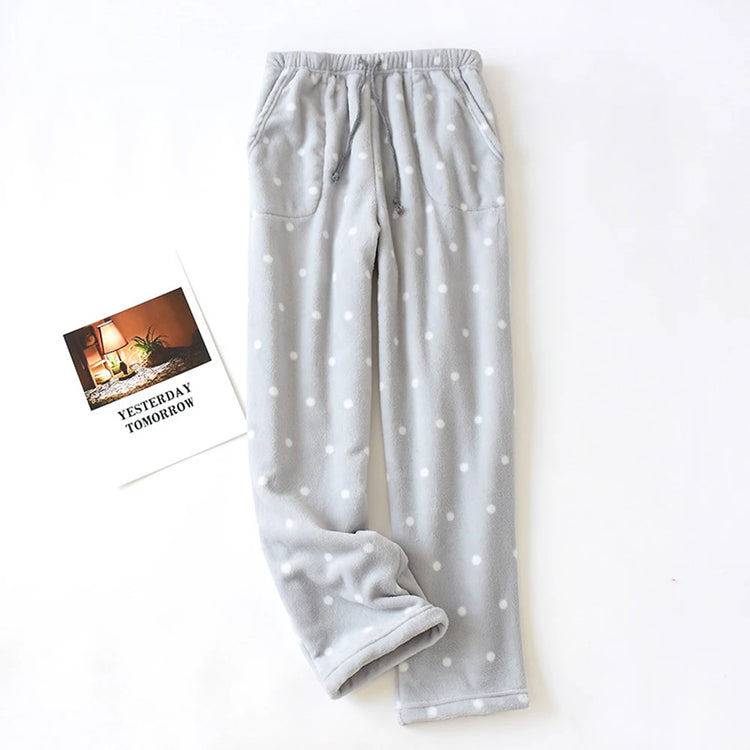 Cute Drawstring Waist Pajama Pants