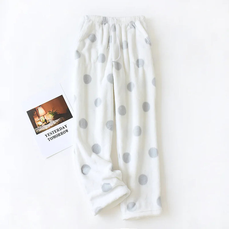 Cute Drawstring Waist Pajama Pants