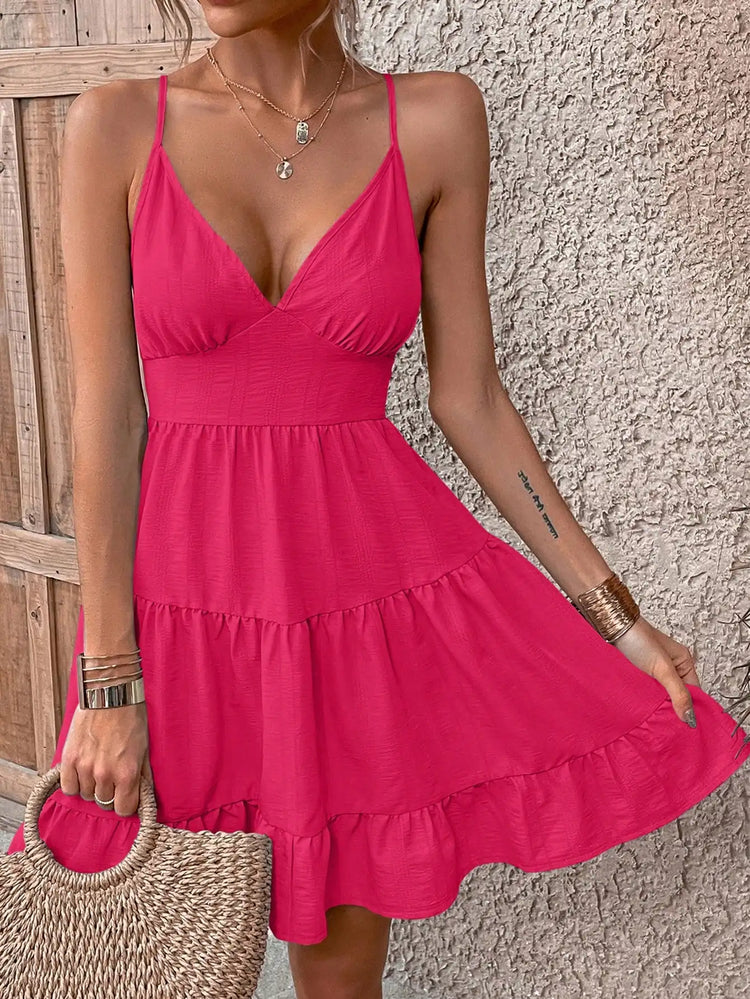 Ruffled Mini Dress