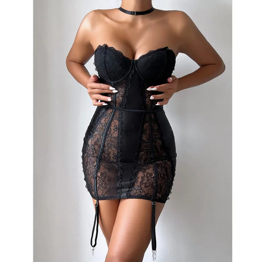 Sexy Lace Corseted Dress