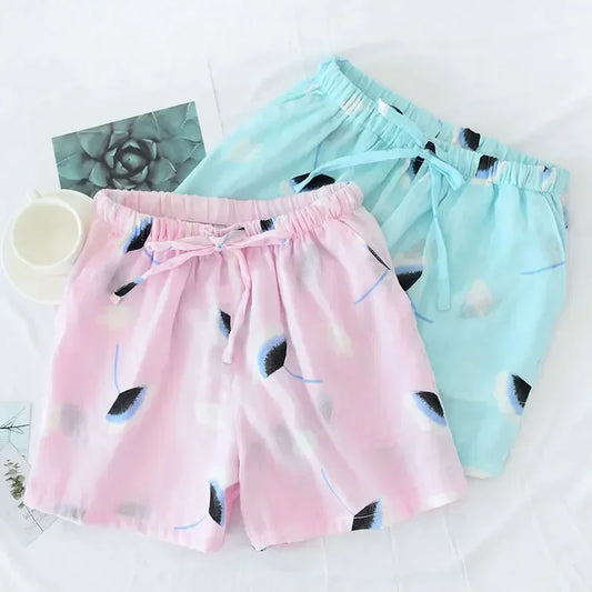 Cotton Printed Pajama Shorts