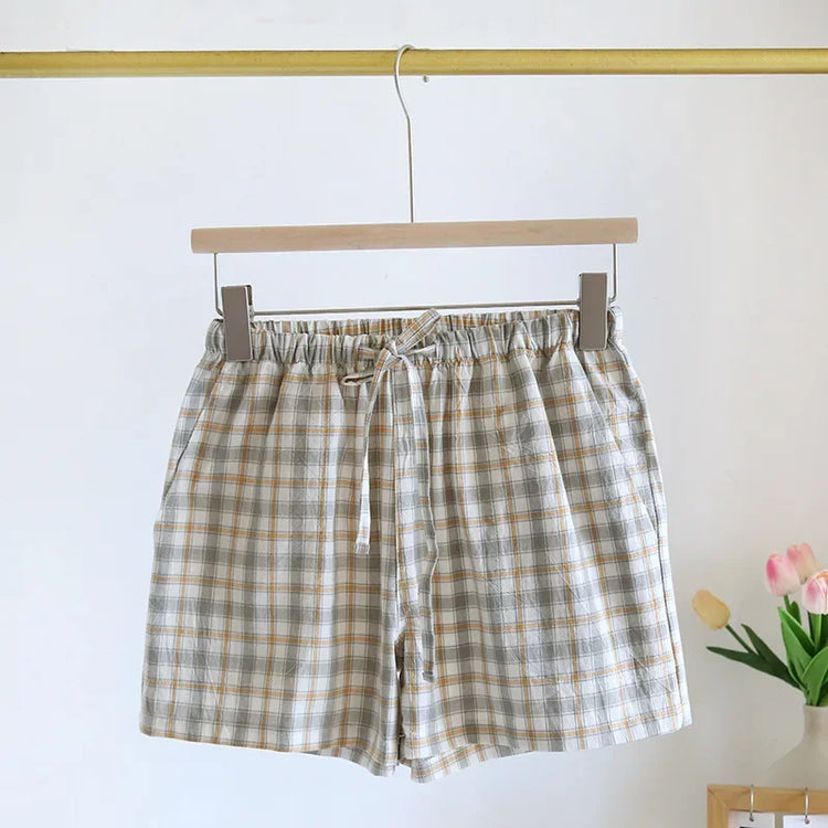 Cotton Printed Pajama Shorts