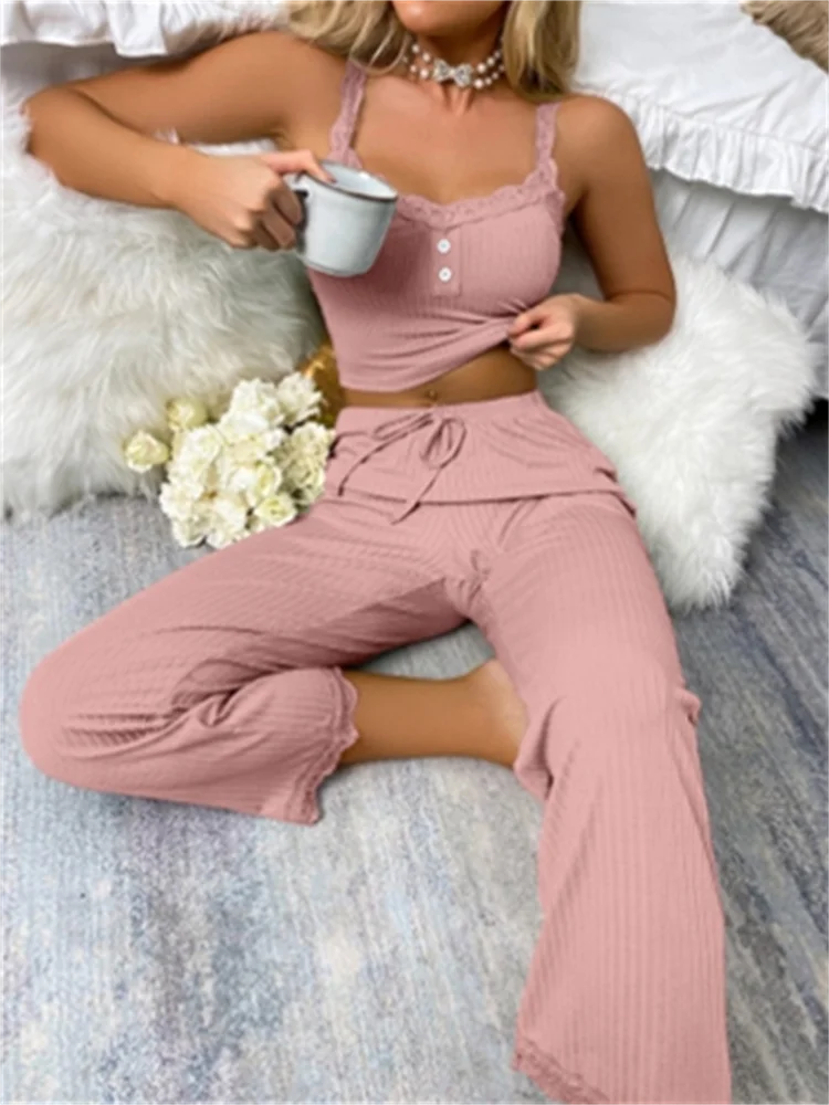 Cozy Cami & Pajama Pant Set