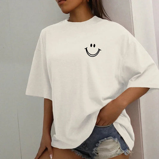 Oversized relaxed Smiley Face Tee