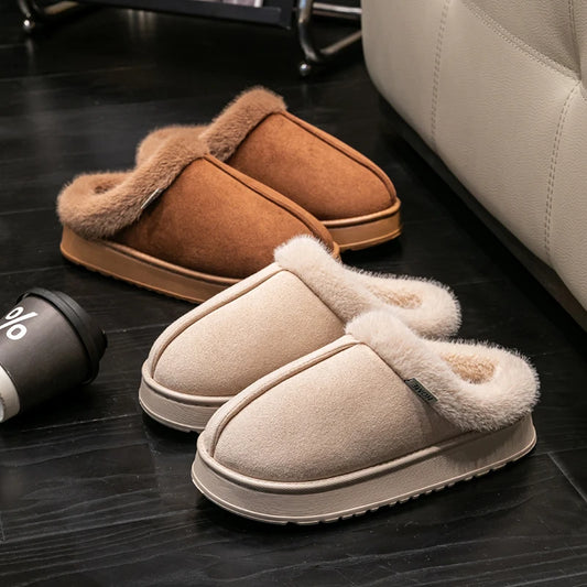 Platform Fur Clogs