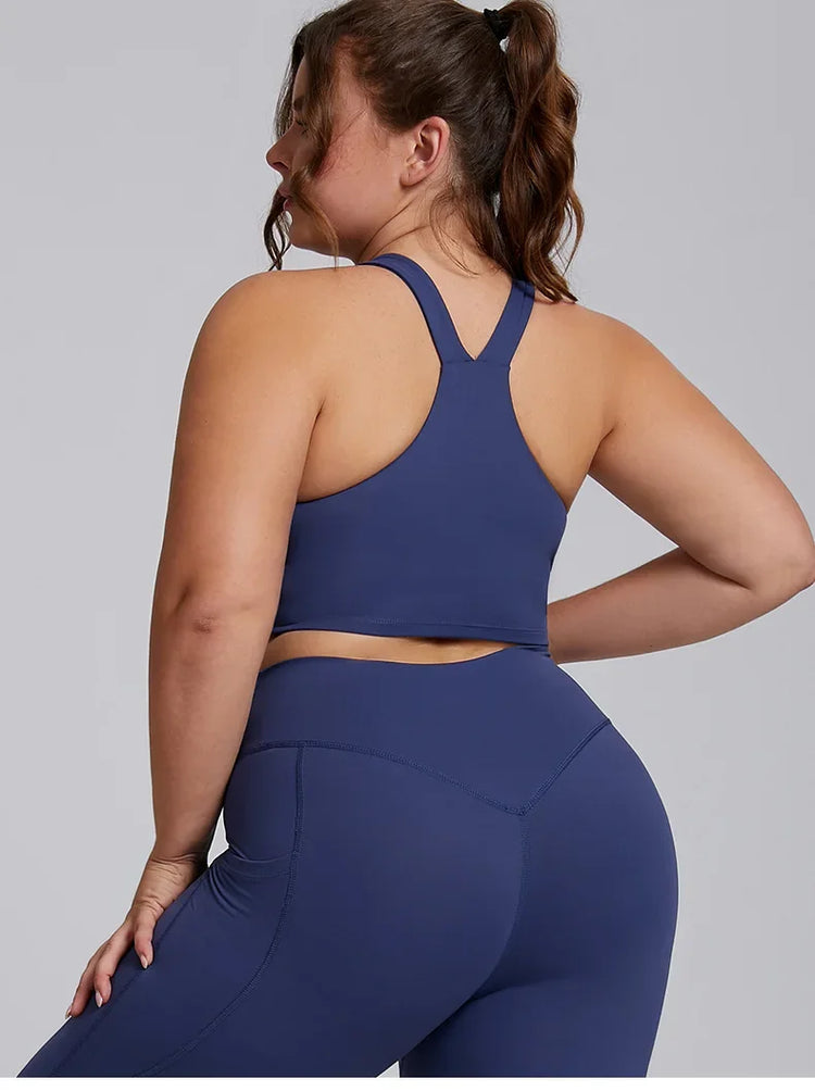 Plus Size Active Top & Leggings Set