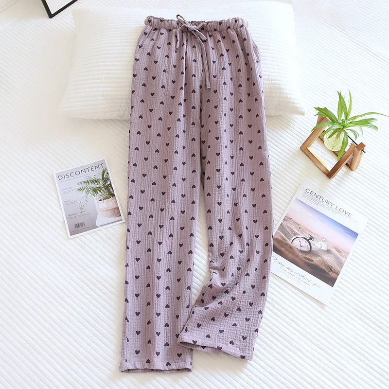 100% Cotton Printed Pajama Pants