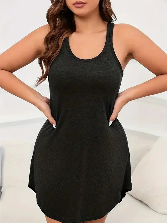 Plus Size Casual Loungewear Dress