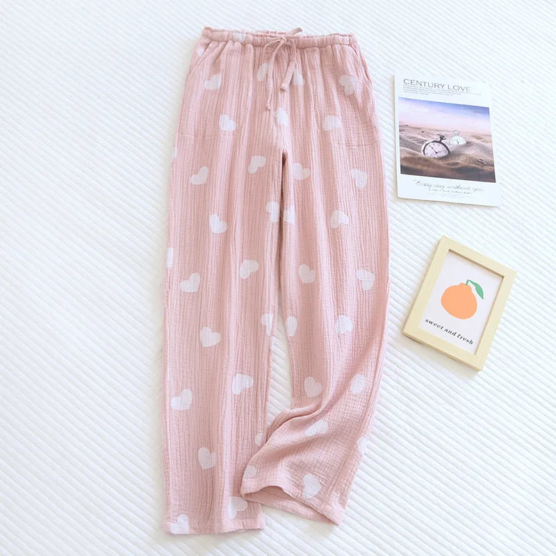 100% Cotton Printed Pajama Pants