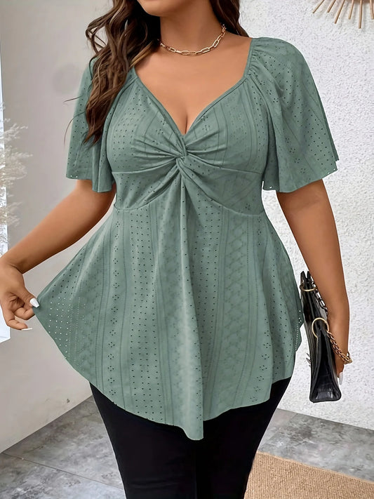 Plus Size Babydoll Top