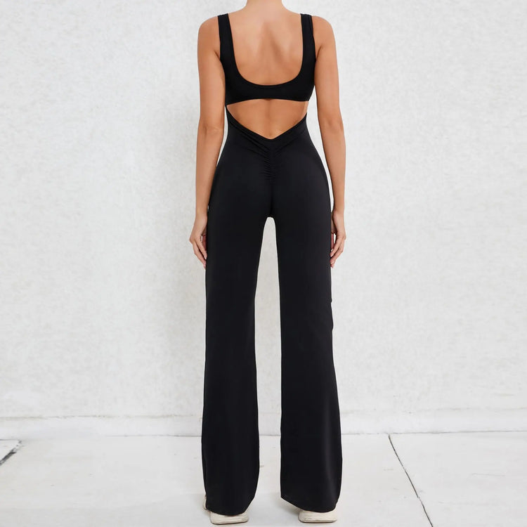 Cute Flare Active Jumpsuit