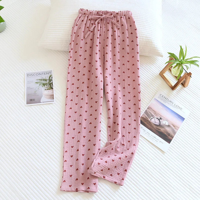 100% Cotton Printed Pajama Pants