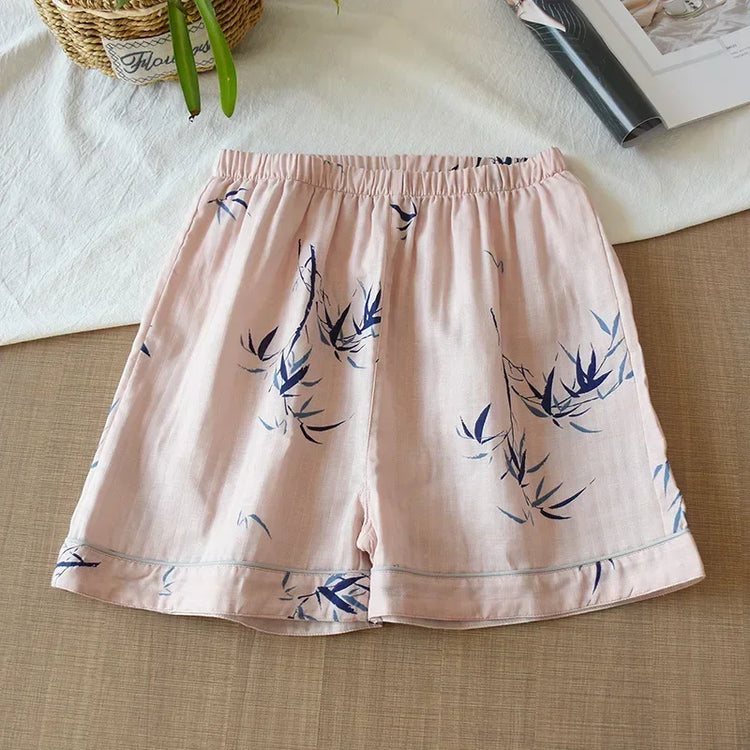 Cotton Printed Pajama Shorts