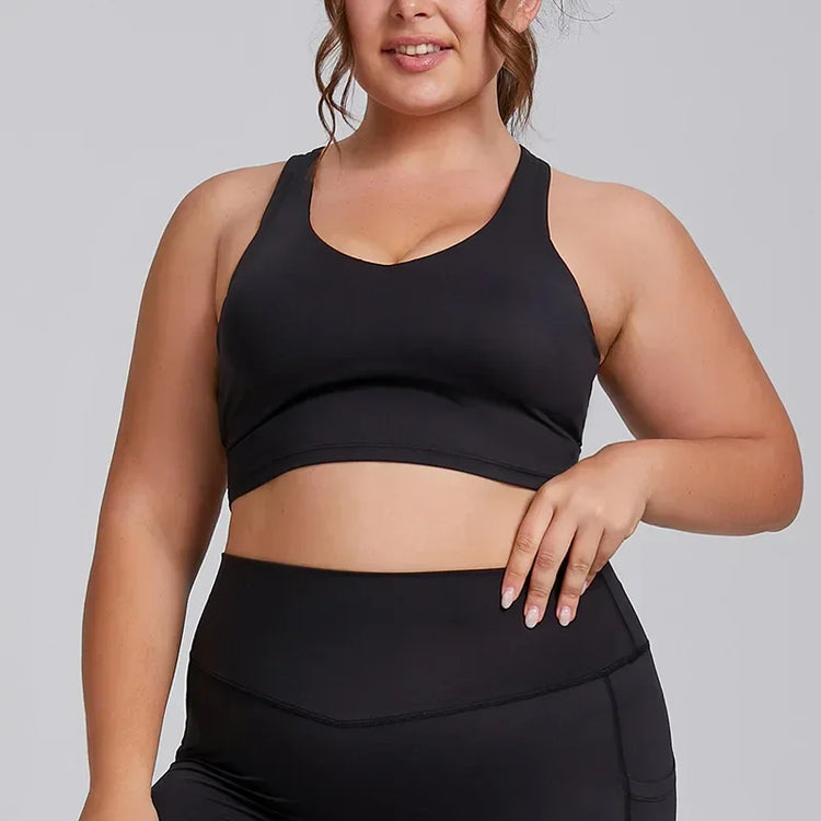 Plus Size Active Top & Leggings Set