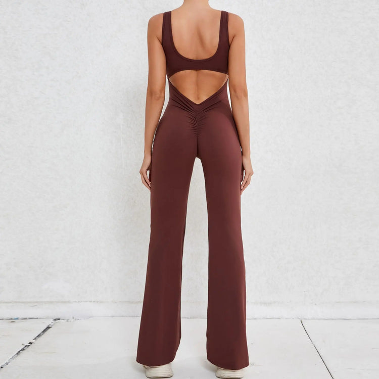 Cute Flare Active Jumpsuit