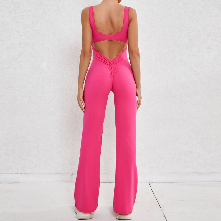 Cute Flare Active Jumpsuit