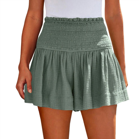 Casual Solid Color Breathable Shorts