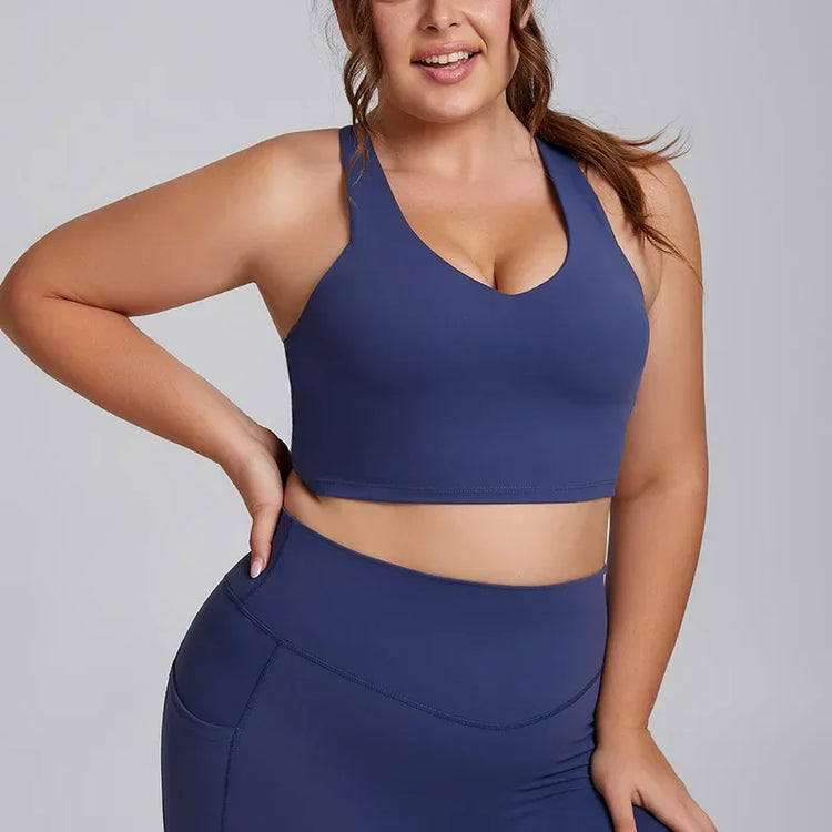 Plus Size Active Top & Leggings Set