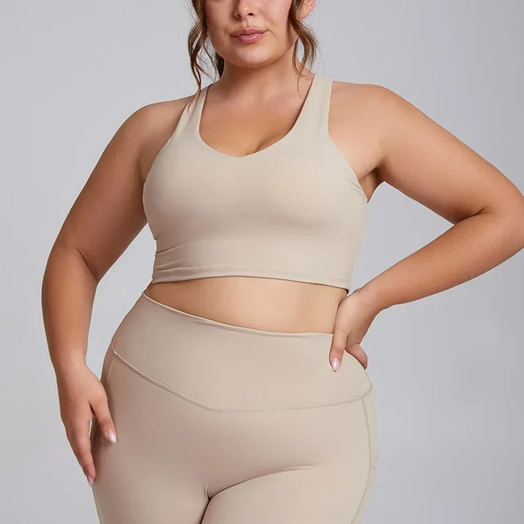 Plus Size Active Top & Leggings Set