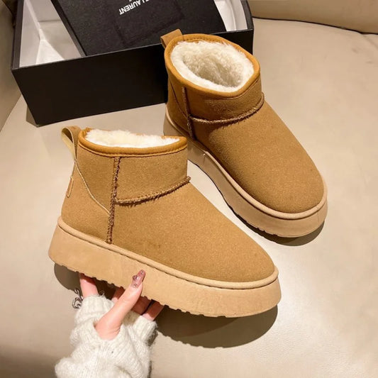 Short Plush Warm Ankle Boots