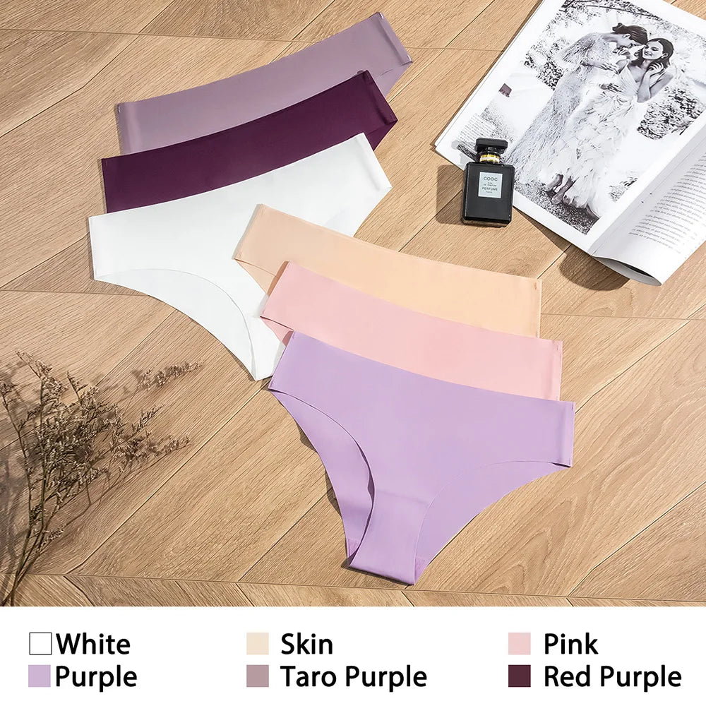 6 Piece Set Of Silk Seamless Panties